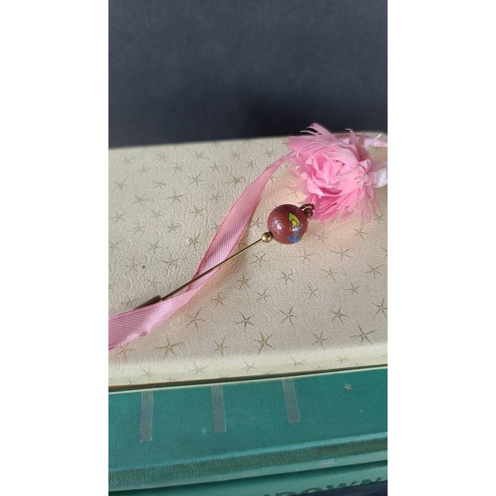 Cloisonne Floral Stick Pin